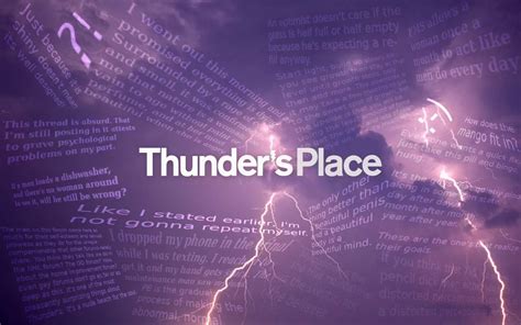 thunders place forums.
